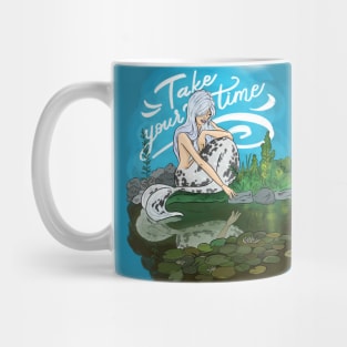 take your time lagune mermaid Mug